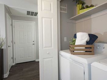 Washer and dryer in unit